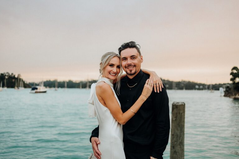 Wedding at the Russell Boat House in the Bayy Of Islands. Photographer Jess Burges