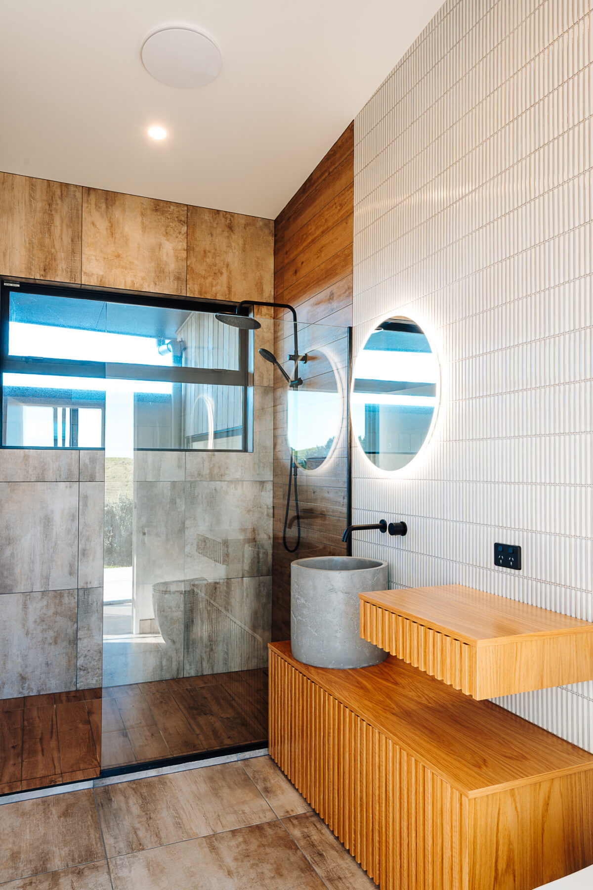 Professional architectural photography of a waterfront property