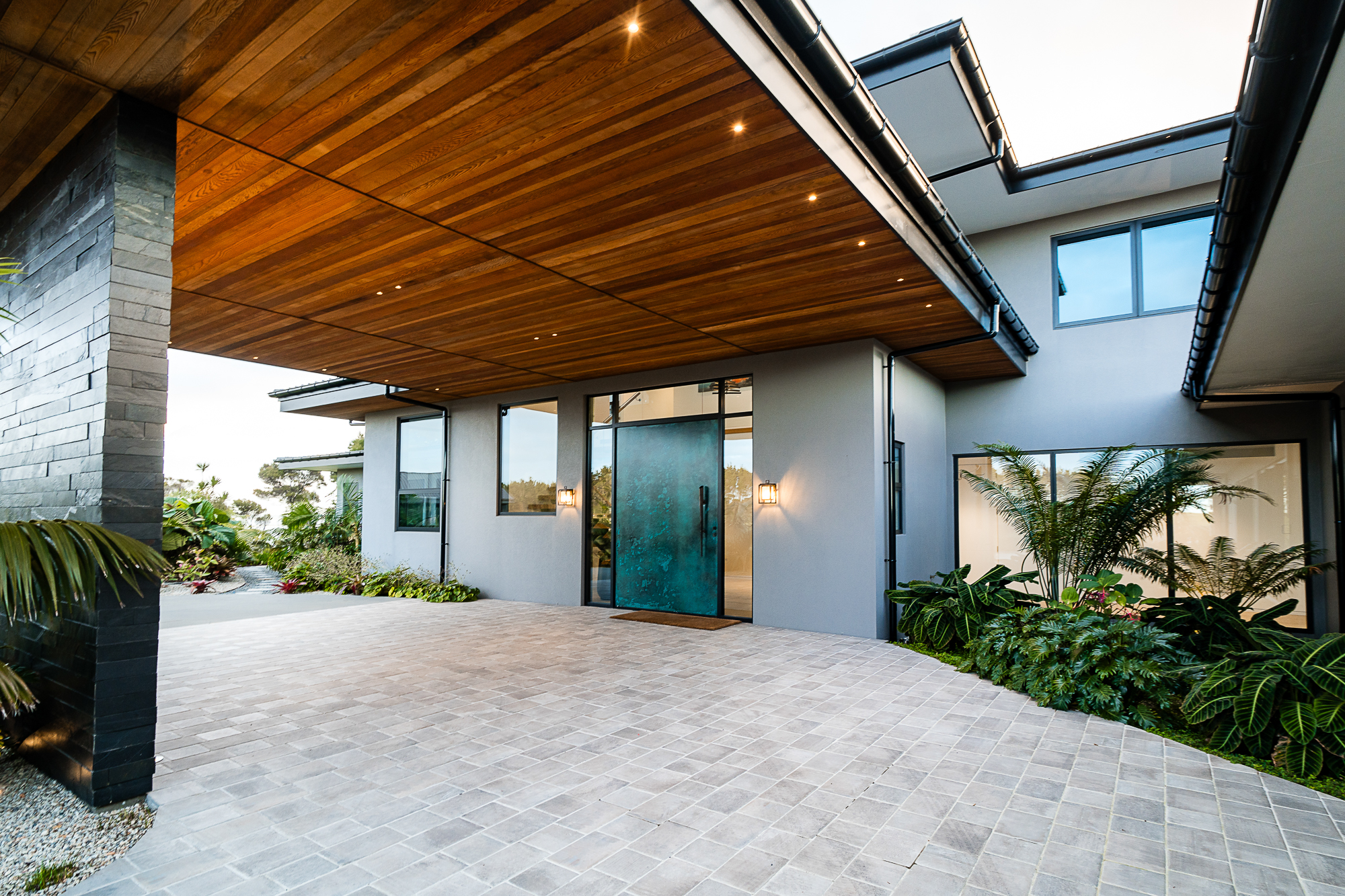 Luxury property photography of an architecturally designed home in Kerikeri, Northland. Russell