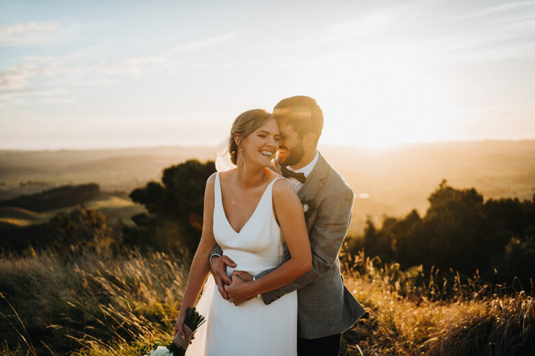Shay and William Wedding in Russell NZ