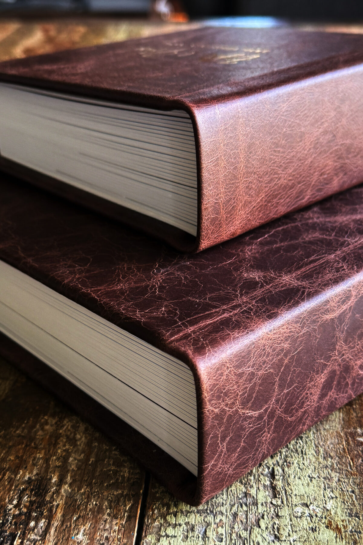 Wedding album designed by Jess Burges Photography