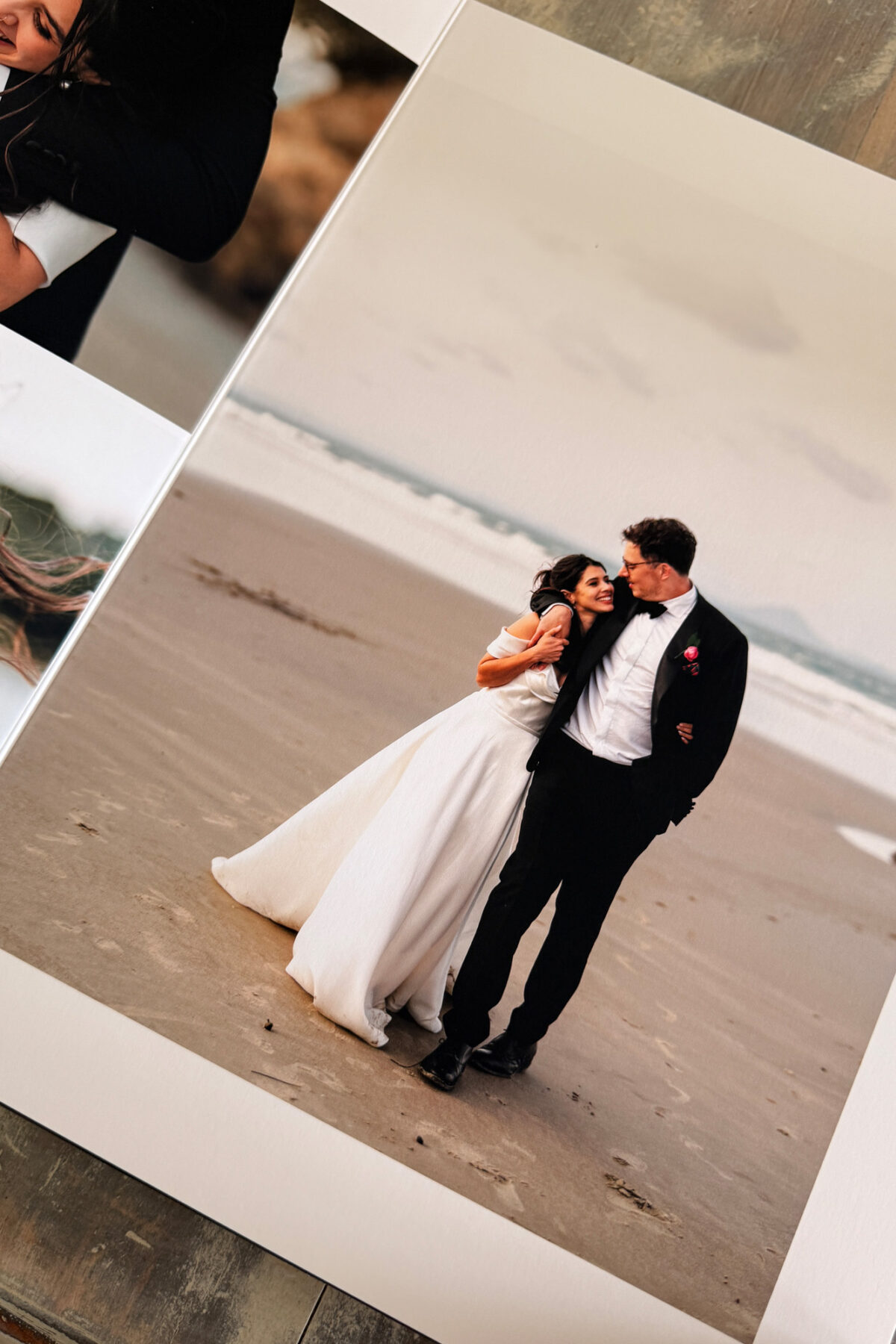 Wedding album designed by Jess Burges Photography